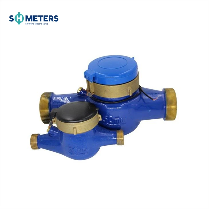 DN15 R200 Multi Jet Liquid Sealed Type Brass Water Meter DN15 R200 Multi Jet Liquid Sealed Type Brass Water Meter