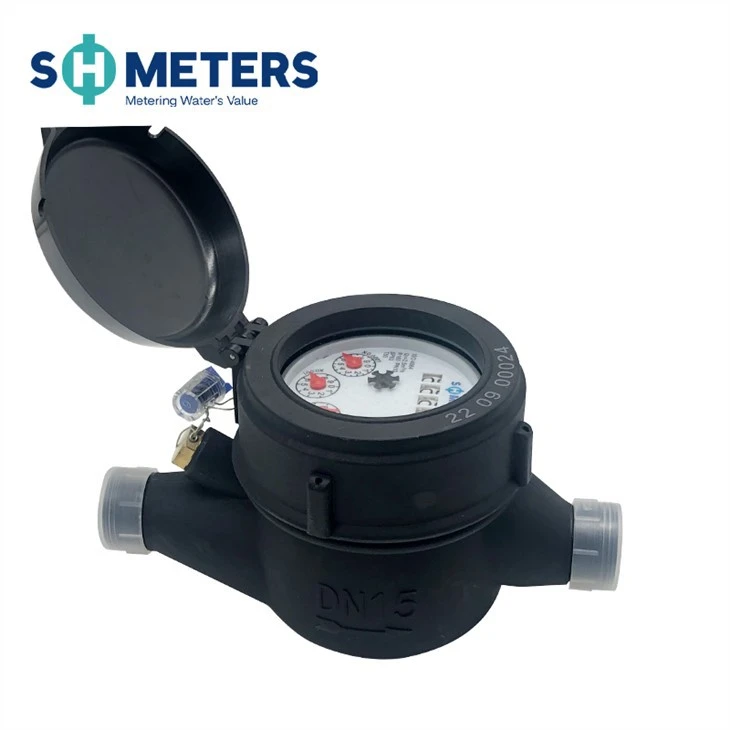 DN15mm-DN50mm Nylon Plastic Multi Jet Water Meter DN15mm-DN50mm Nylon Plastic Multi Jet Water Meter