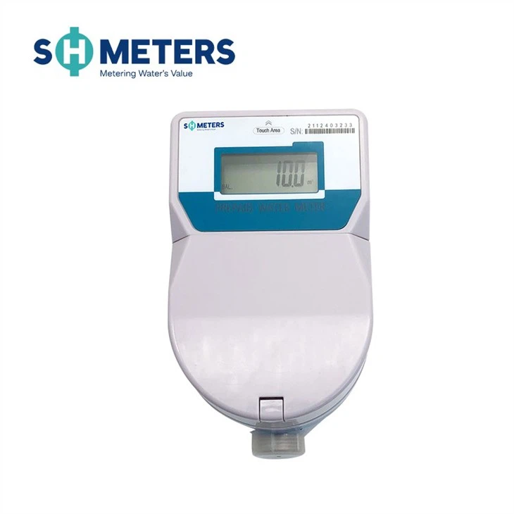 IC Card Smart Digital Prepaid Water Meter With Software System
