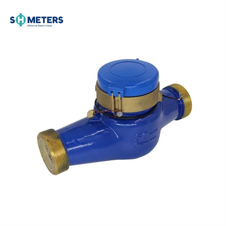 Multi Jet Plastic Cold Water Meter With Brass Thread