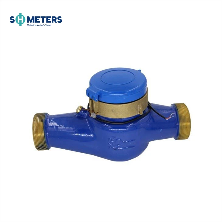 Multi Jet Plastic Cold Water Meter With Brass Thread