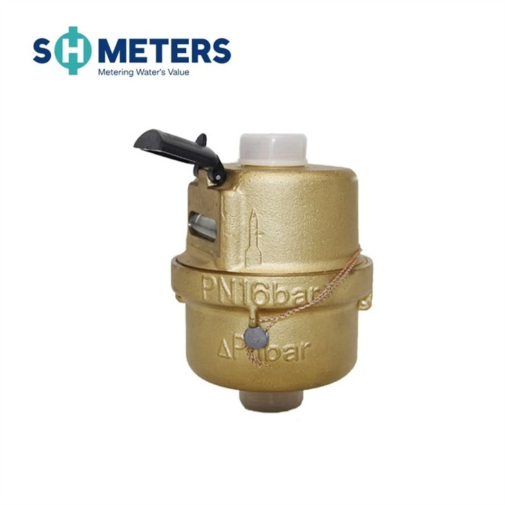 R160/R200 Piston Volumetric Brass Water Meter Class C