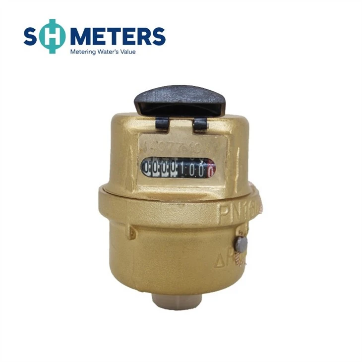 R160/R200 Piston Volumetric Brass Water Meter Class C