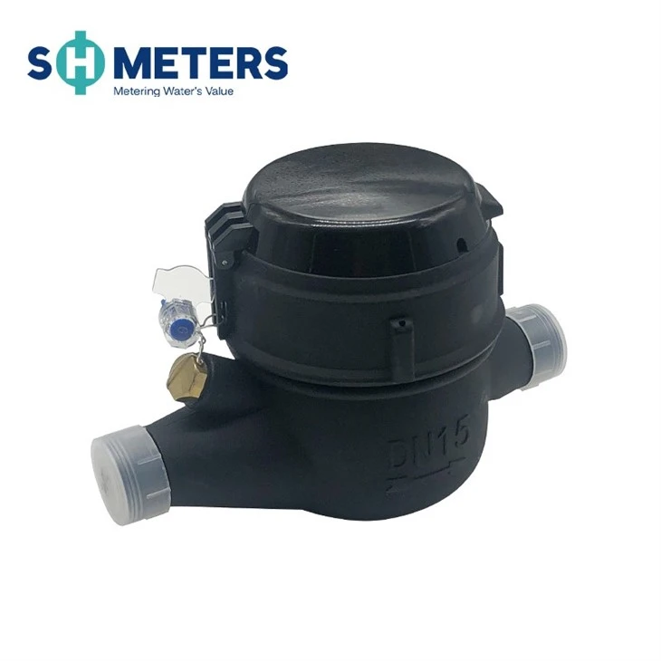 Plastic Body Multi Jet Water Meter For Residential