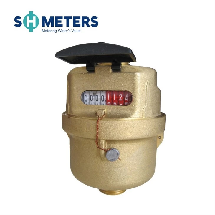 Volumetric Water Meter Brass Body R250 For Residential high quality Volumetric Water Meter Brass Body R250 For Residential high quality